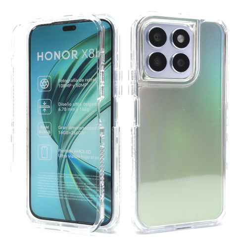 Funda 3 En 1 Para Honor X8b Case Carcasa Uso Rudo Resistente