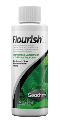 Flourish 100ml Seachem Abono Microelementos Acuario Plantado