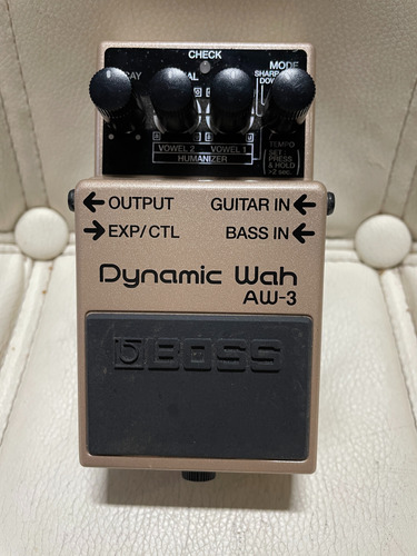 Pedal Boss Dynamic Wah Aw3 - Auto Wha - Super Conservado!!!