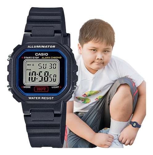Relógio Casio Infantil Digital Standard Preto La-20wh-1cdf