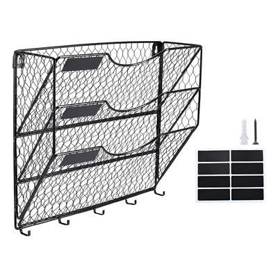 Organizador De Escritorio Con Archivador De Pared De Rypzh