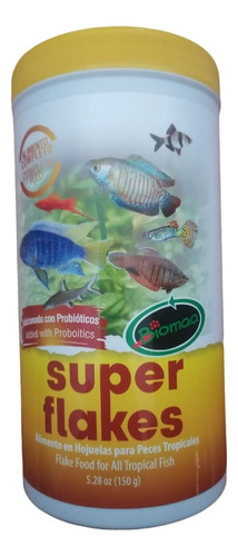 Alimento Para Peces Biomaa Super Flakes 150g Acuario 