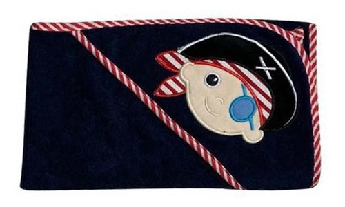 Toalha De Banho Para Bebe Com Capuz  Pirata - Zip Toys