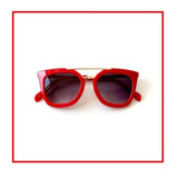 Lentes De Sol Importados Chicago Rojo Protección Uv100%