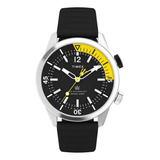 Reloj Timex Waterbury Dive 41mm Synthetic Rubber Strap Black