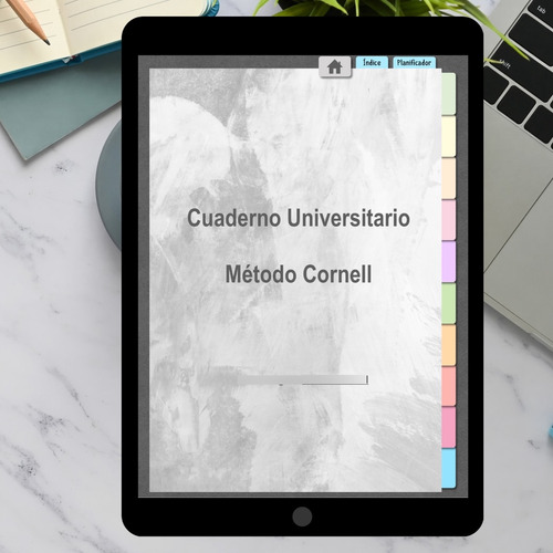 Cuaderno Digital Universitario Método Cornell iPad O Tablet