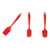 Set Utensilios Pincel + 2 Espatulas Nylon Cocina Silicona 