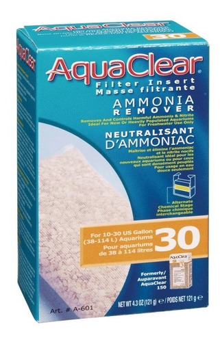 Amonia Filtro Cascada Aquaclear 30 Acuarios 114lts