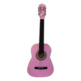 Outlet Guitarra Criolla Parquer Para Niños Rosa Custom