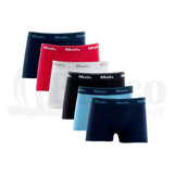 Kit 6 Cuecas Boxer Juvenil Infantil Mash Box Algodão - Nf