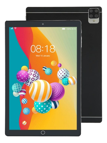 Tablet Hd 12 Gen 128gb Y 6gb Memoria Ram Android 5g Negro