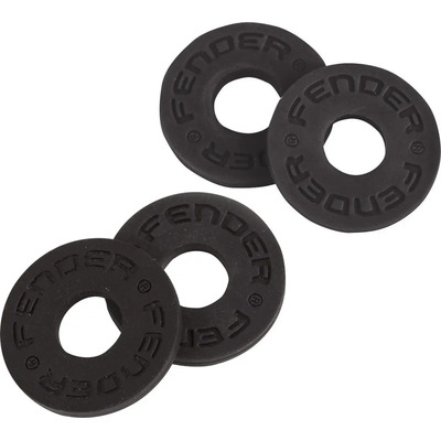 Fender 0990819006 Locking Strap Black Blocks 4-pack All