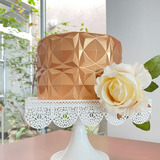 5 Placa Textura Bolo Origami Cake 10149 Perfeita Simetria