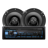 Autoestereo Alpine Ute-73bt 1din + Bocinas Cerwin Vega Xed62