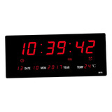 Reloj Despertador Digital De Pared Led Para Estudio En Casa