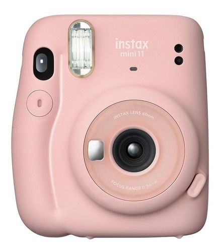 Cámara Instantánea Fuji Instax Mini 11 Rosa Blush Entre Cuot