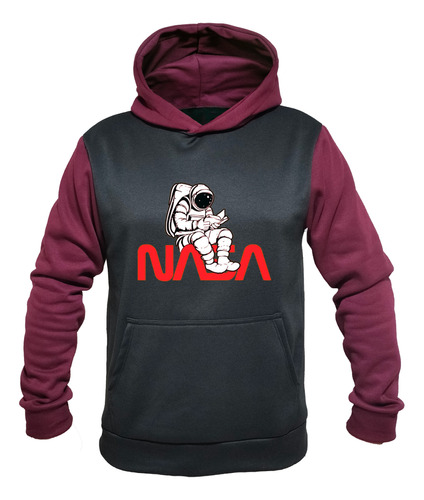 Buzo Hoodie Bicolor Nasa 1