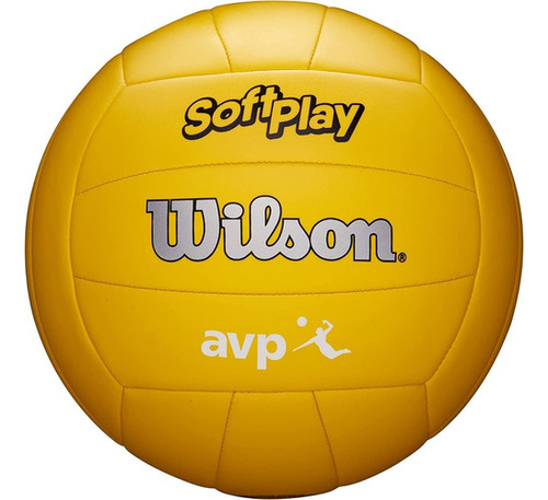 Pelota De Voley Wilson Avp Soft Play Color Amarillo Balón De Volleyball