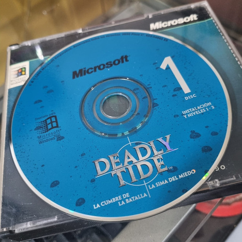 Juego Original Para Pc Deadly Tide Microsoft 4 Cds Win 95