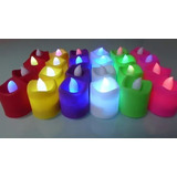 Velas Led Efecto Real Titila Baterías Incluida