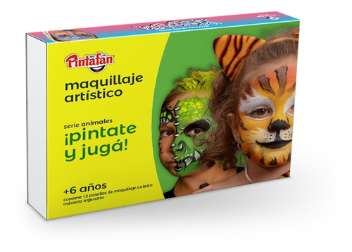 Kit Maquillaje Artistico Pintura Stencil Infantil 