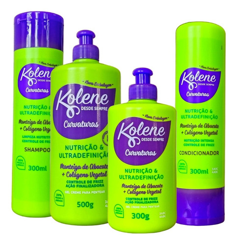 Kit Kolene Curvaturas - Nutricao Ultradefinicao