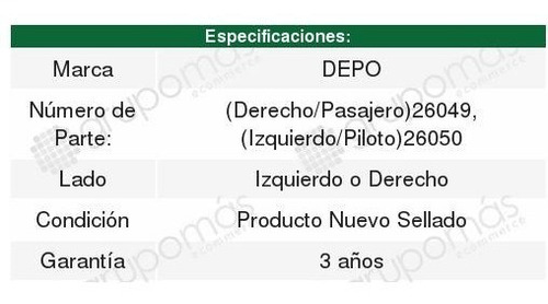 Faro Depo Seat Leon 2006 2007 2008 2009 2010 2011 2012 2013