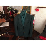 Ralph Lauren Green Blazer Camel Gold Talla Extra Italy