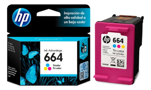 Cartucho Hp 664 Original Color Para Hp 3775  3785 4535 4675