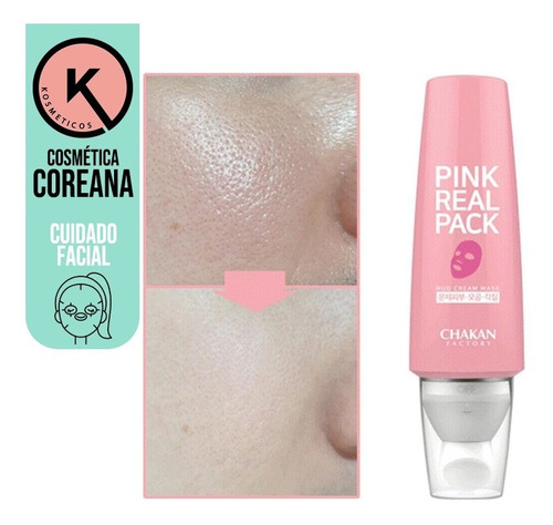 Pink Real Pack Para Cerrar Poros Abiertos Cosmética Coreana