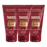 Kit 3 Tanogel Radical Fixação Forte 150g Bio Extratus