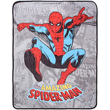 Manta Micro Raschel Retro De Asombroso Spider-man De 48...