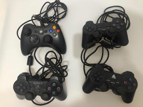 Lote Controles Joysticks Playstation Xbox Para Reparo Peças