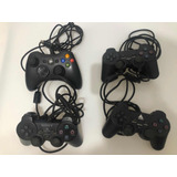 Lote Controles Joysticks Playstation Xbox Para Reparo Peças