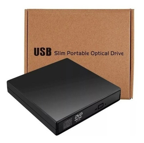 Grabador Cd / Lector Dvd Externo  Usb 2.0 / Slim Dvd Cd 