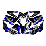 Stickers, Calca, Vinil, Para Moto Dm200 Sport Mod-34