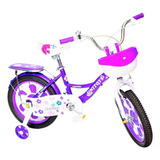 Bicicleta Princess Aro16 Roxa Meninas 5a 8 Anos Unitoys 1402 Cor Outro