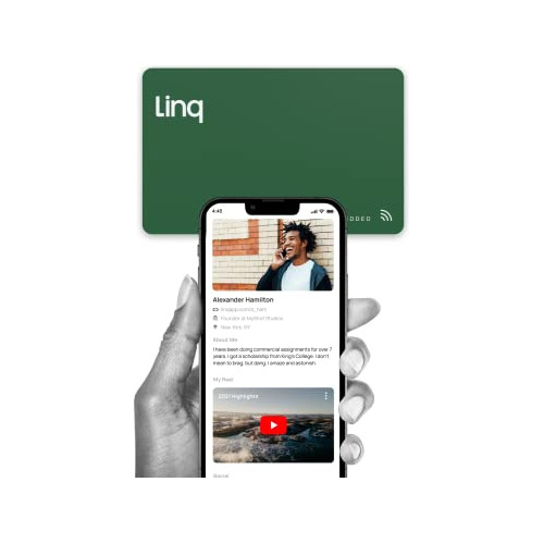 Tarjeta De Presentación Digital Linq: Contactos Y Redes Nfc