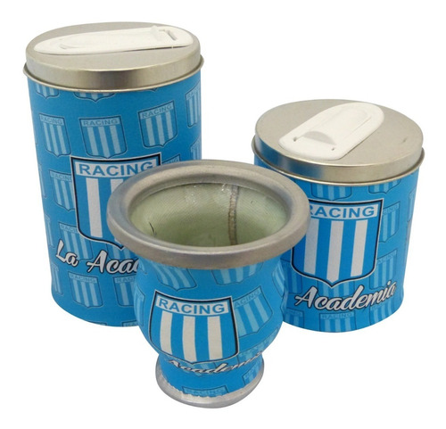 Set De Mate/ Yerbera/ Azucarera Racing