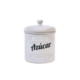 Tarro De Azucar Blanco Mediano Organizador Cocina Trendy