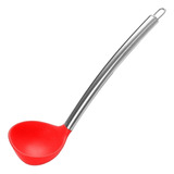 Concha Culinária Em Silicone Vermelho 30 Cm 