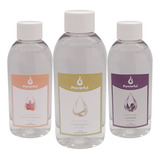 Kit 3 Esencias Al Agua 125ml  P/ Humidificador Aromatizador 