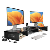 Soporte De Monitor Dual - Soporte Para Monitor Con Puertos U