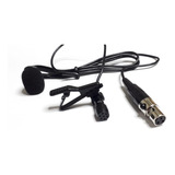 Microfone Lapela Compativel Akg/etc Mini Xlr 3 Pinos 