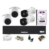 Kit Intelbras 4 Cam 1220b Fullhd Dvr Mhdx 3108 C/ 1t Purple