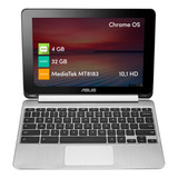 Notebook Chromebook Asus Cz1 4gb 32gb 10.1  Hd Chromeos Gris