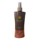 Nude Bronze Bronceador Tanning Oil Aceite 2spf 240ml