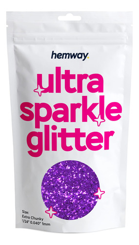 Hemway Super Extra Chunky Glitter Premium Multi Proposito 1