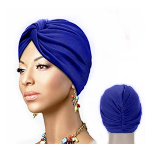 Gorro Turbante Africano Nudo Algodón Mujer