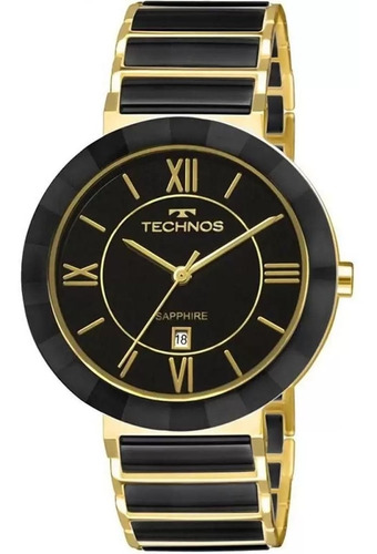 Relógio Technos Feminino Ceramic Sapphire Luxo Envio Em 24h